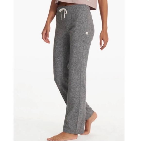 Vuori Halo Wide Leg Flare Pants / Jogger Hearhered Grey Size XXL - Picture 15 of 16